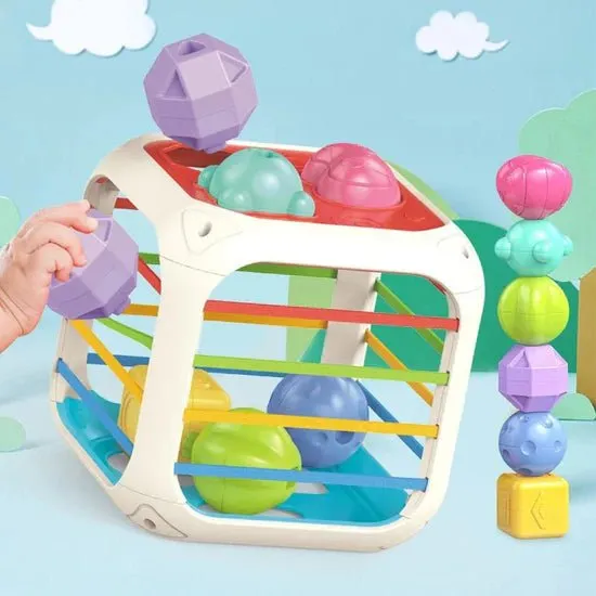 2 in 1 Shape Stacking and Sorting Box