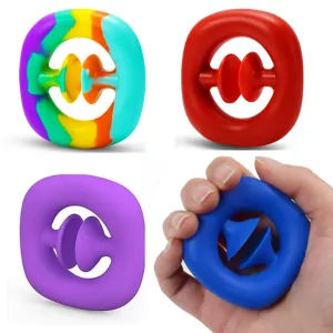 4 Pack Hand Snapper Sensory Fidget Toy