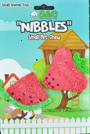 A&E Nibbles Loofah Strawberry/Watermelon Chews