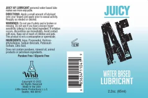 AF LUBE WATER BASED 2OZ BOTTLE