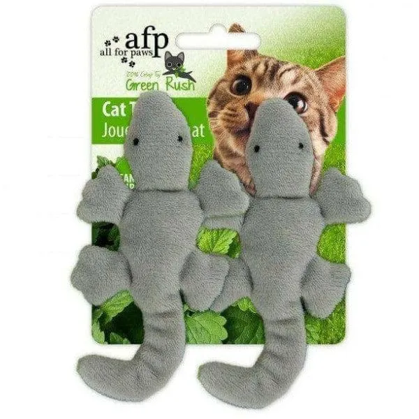 AFP Green Rush Gecko Catnip Toy