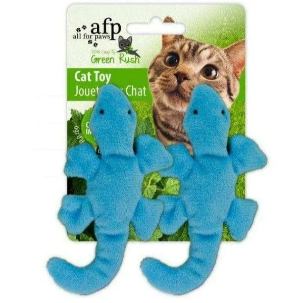 AFP Green Rush Gecko Catnip Toy