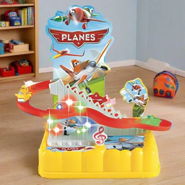 Airplane Track Set with Light and Sound