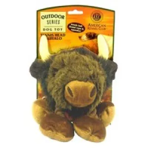 AKC Outdoor Series Tennis Head Buffalo Dog Toy