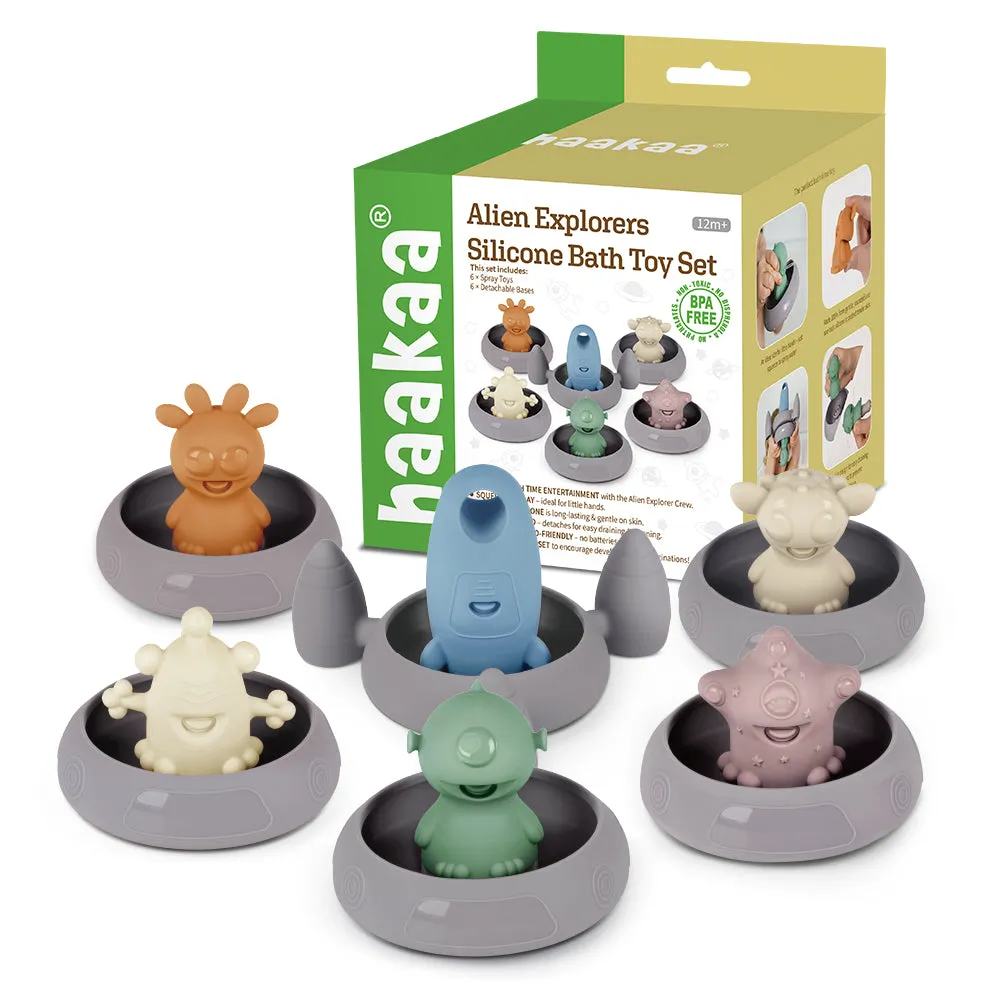 Alien Explorers Silicone Bath Toys