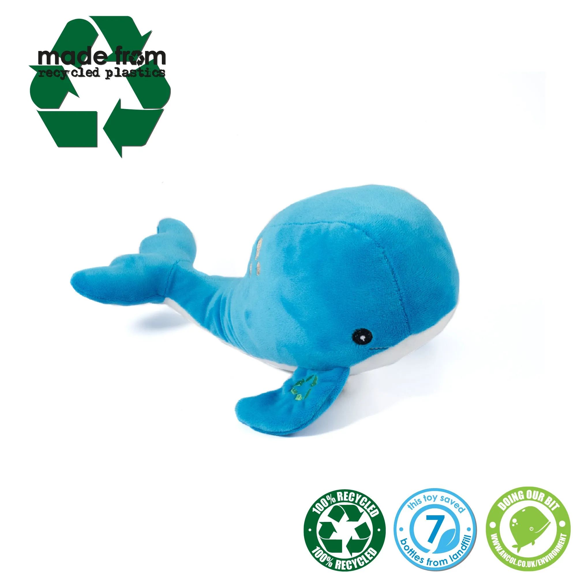 Ancol Oshi Whale Dog Toy - 27cm