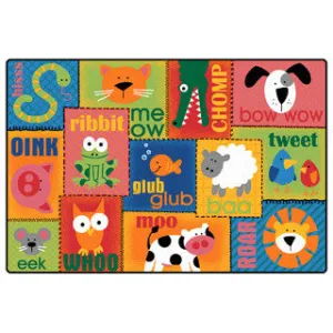 Animal Sounds Toddler Rug