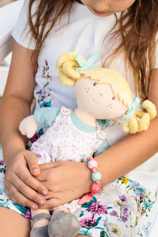 Bonikka Blonde Lucy Doll with Bracelet - Tikiri