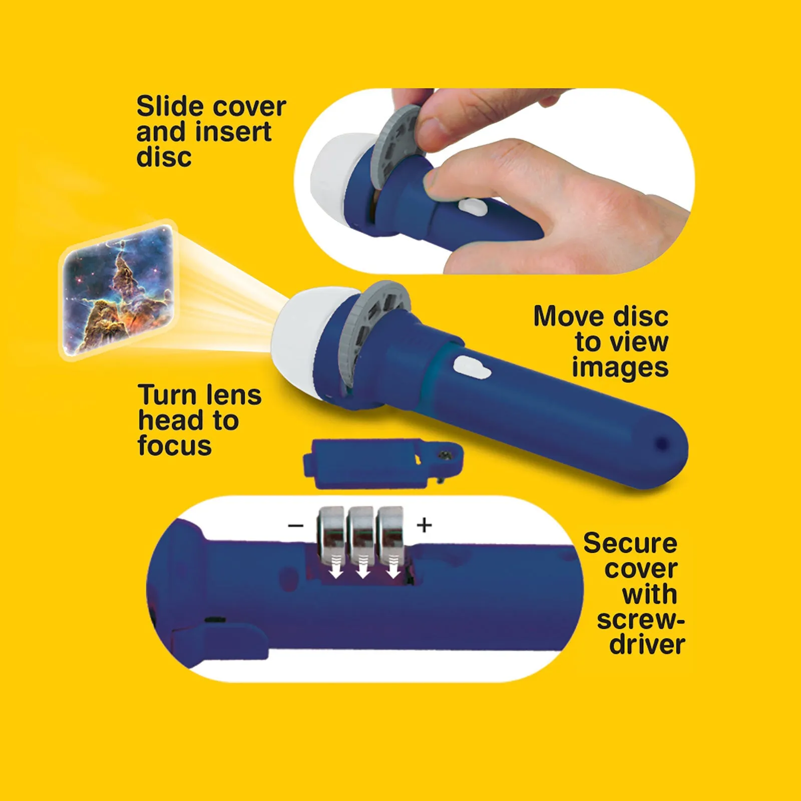 Brainstorm Torch and Projector - Space Torch