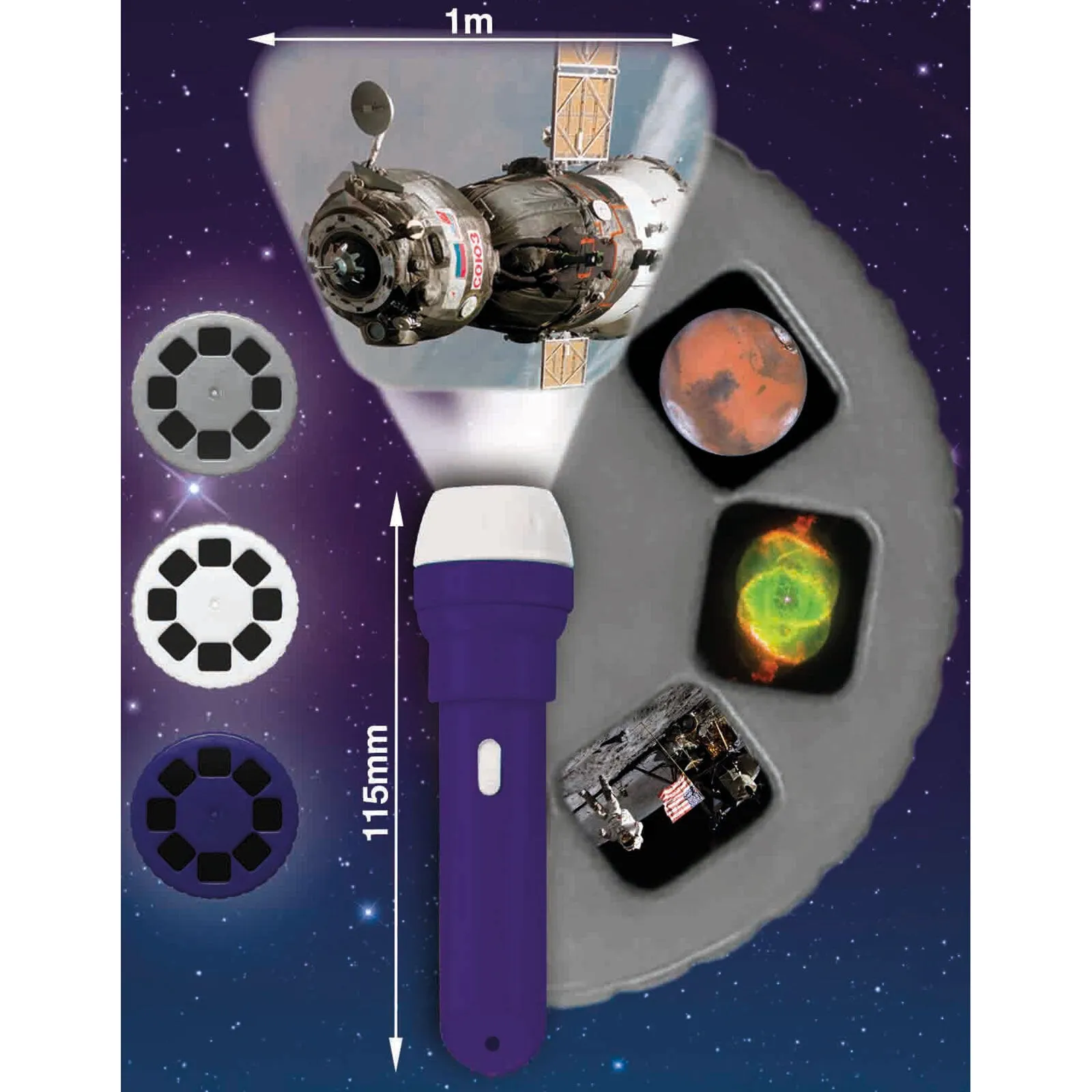 Brainstorm Torch and Projector - Space Torch