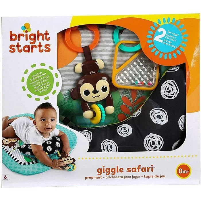 Bright Starts Prop Mat - Baby Activity Gym - Giggle Safari