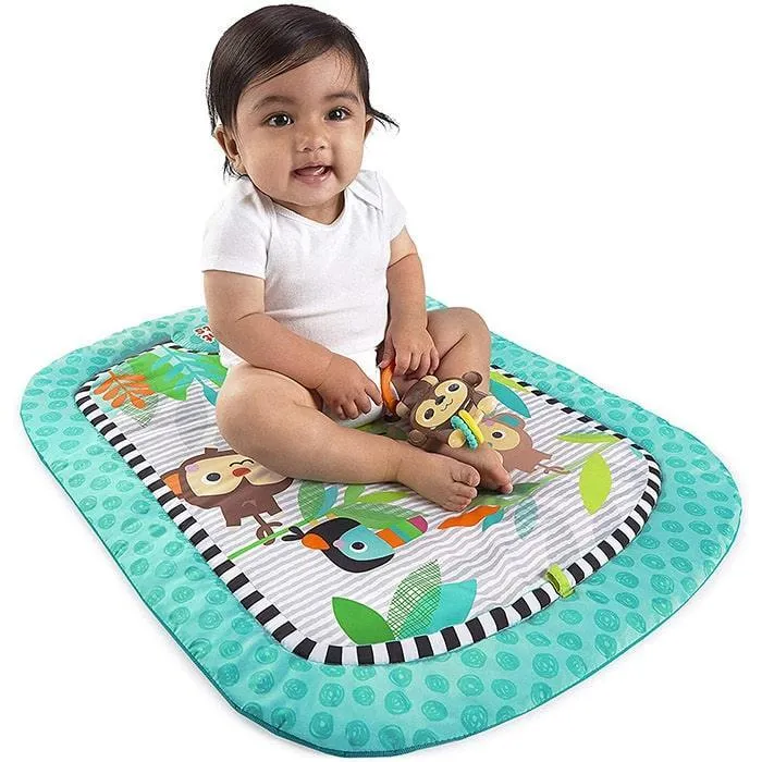 Bright Starts Prop Mat - Baby Activity Gym - Giggle Safari