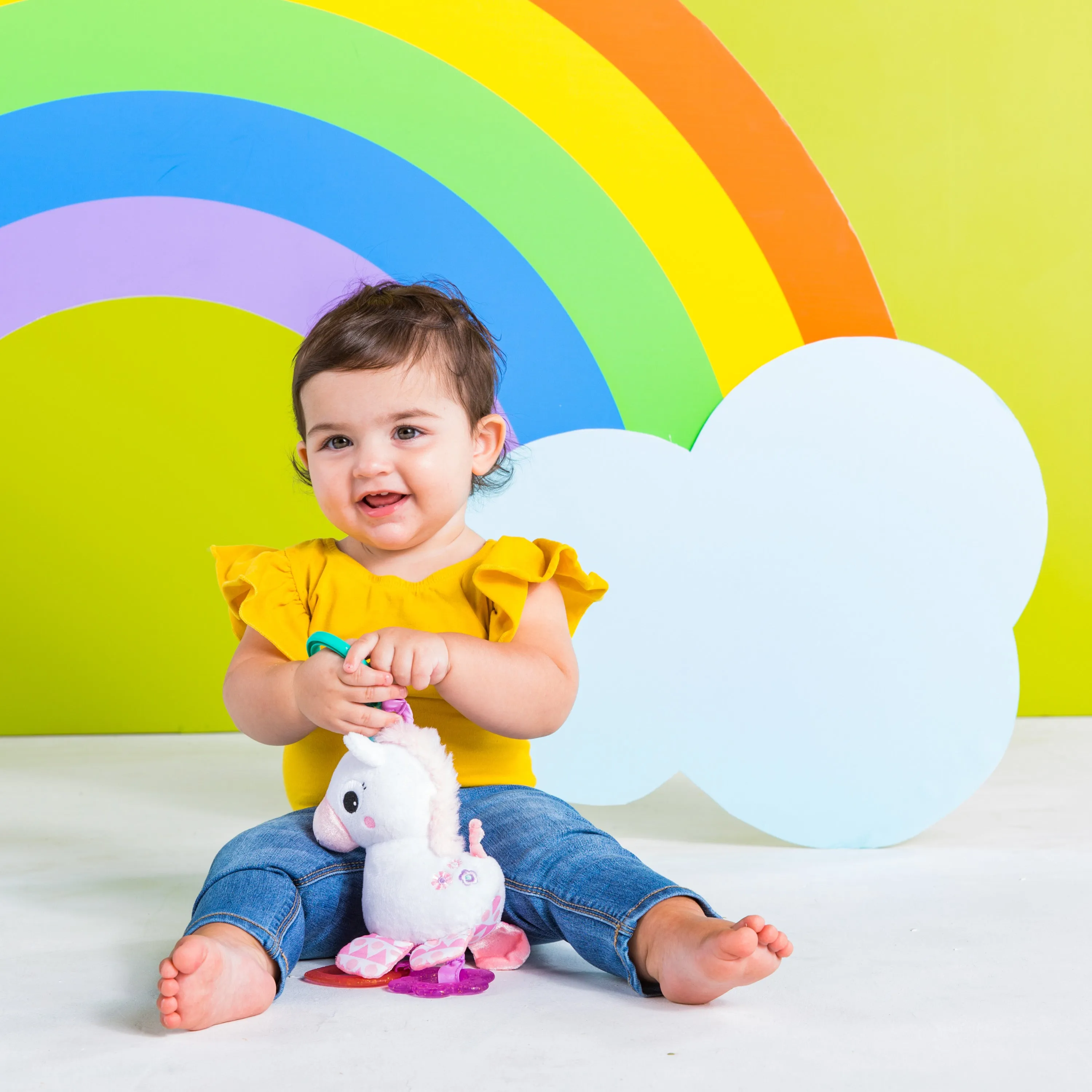 Bright Starts Sparkle & Shine Unicorn On-the-Go Take-Along Toy