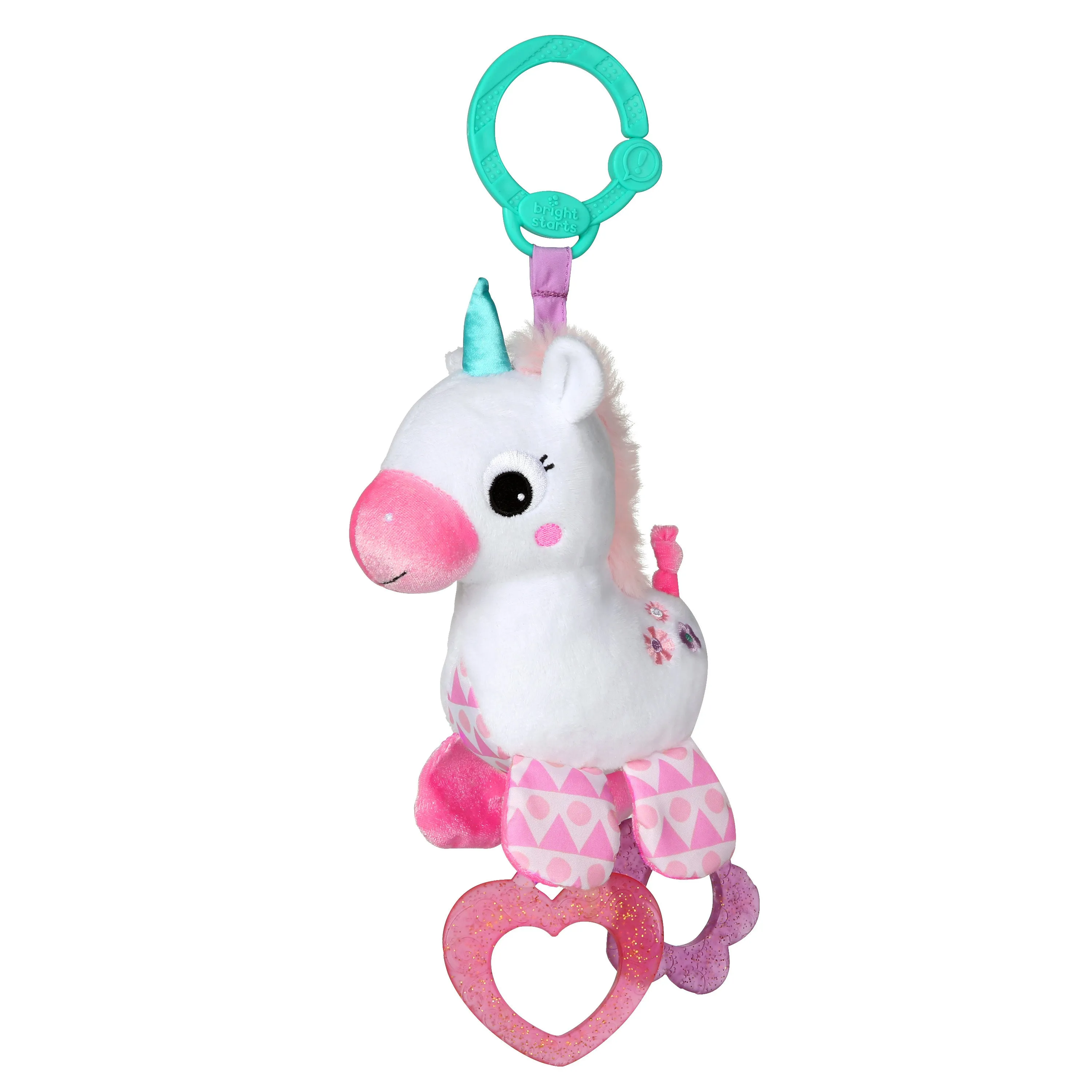 Bright Starts Sparkle & Shine Unicorn On-the-Go Take-Along Toy