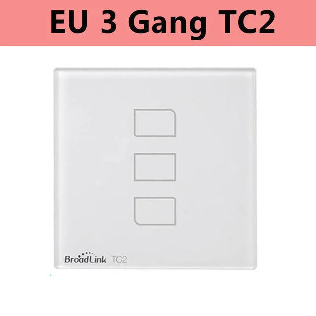 Broadlink TC2 EU US Standard 1 2 3 Gang Way Touch Light Wall Switch Dimmer Remote Smart Control via Broadlink RM Pro TC 2 Wifi