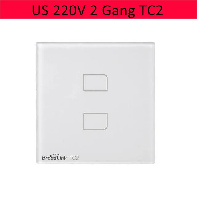 Broadlink TC2 EU US Standard 1 2 3 Gang Way Touch Light Wall Switch Dimmer Remote Smart Control via Broadlink RM Pro TC 2 Wifi