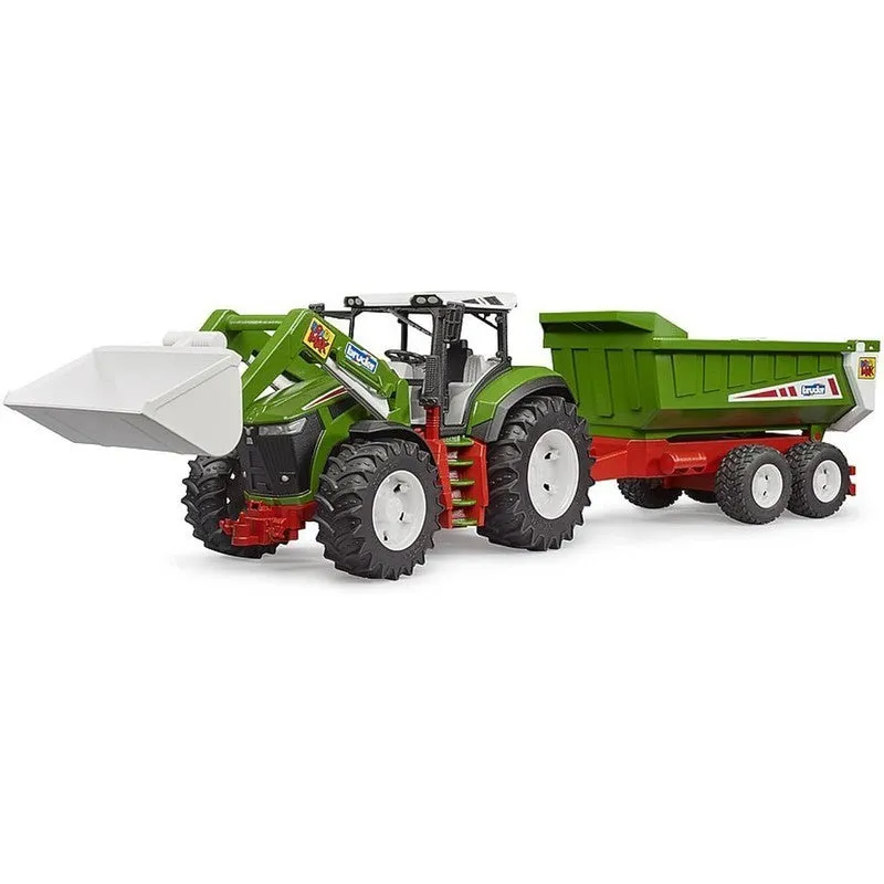 Bruder Roadmax Tractor With Front Loader Inc Trailer Set 1:16 Scale