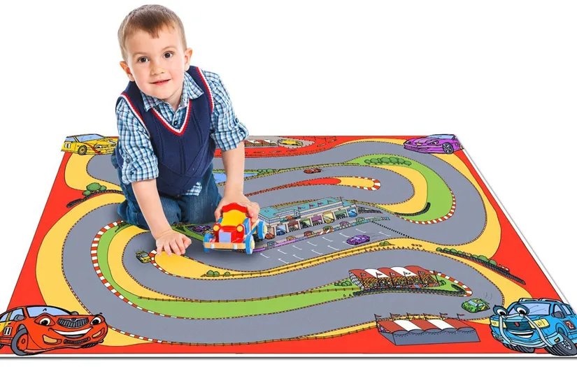 Cars Racing Track Play Mat