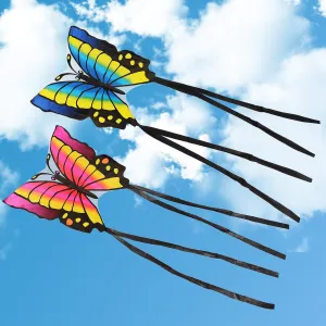 Children's Butterfly Kite Easy to Fly Single Line Kite Tail 1.5M Outdoor Funny Sports Toy Gift Funny Sport Outdoor Playing Toys