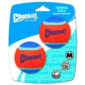 Chuckit Tennis Ball Medium Dog Toy 2 Pack