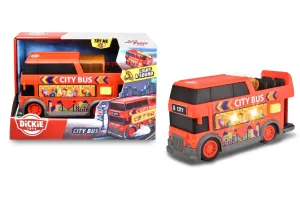 Dickie Toys Light & Sound 15cm City Bus