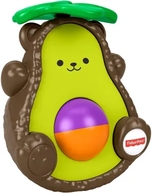 Fisher-Price Avocado Bat-at-Bear Mini Toy Ages 6m