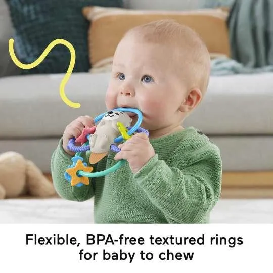 Fisher Price Baby Rattle Twist & Teeth - Otter