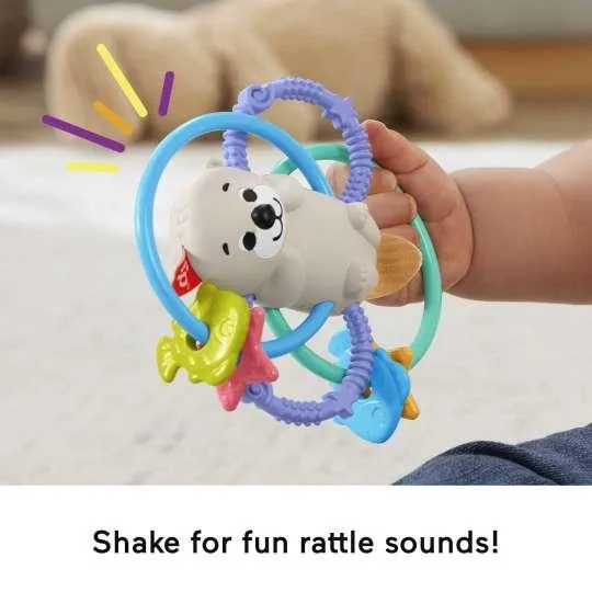 Fisher Price Baby Rattle Twist & Teeth - Otter