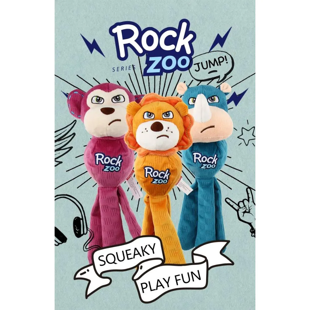 GiGwi Rock Zoo Tug of War Dog Toy