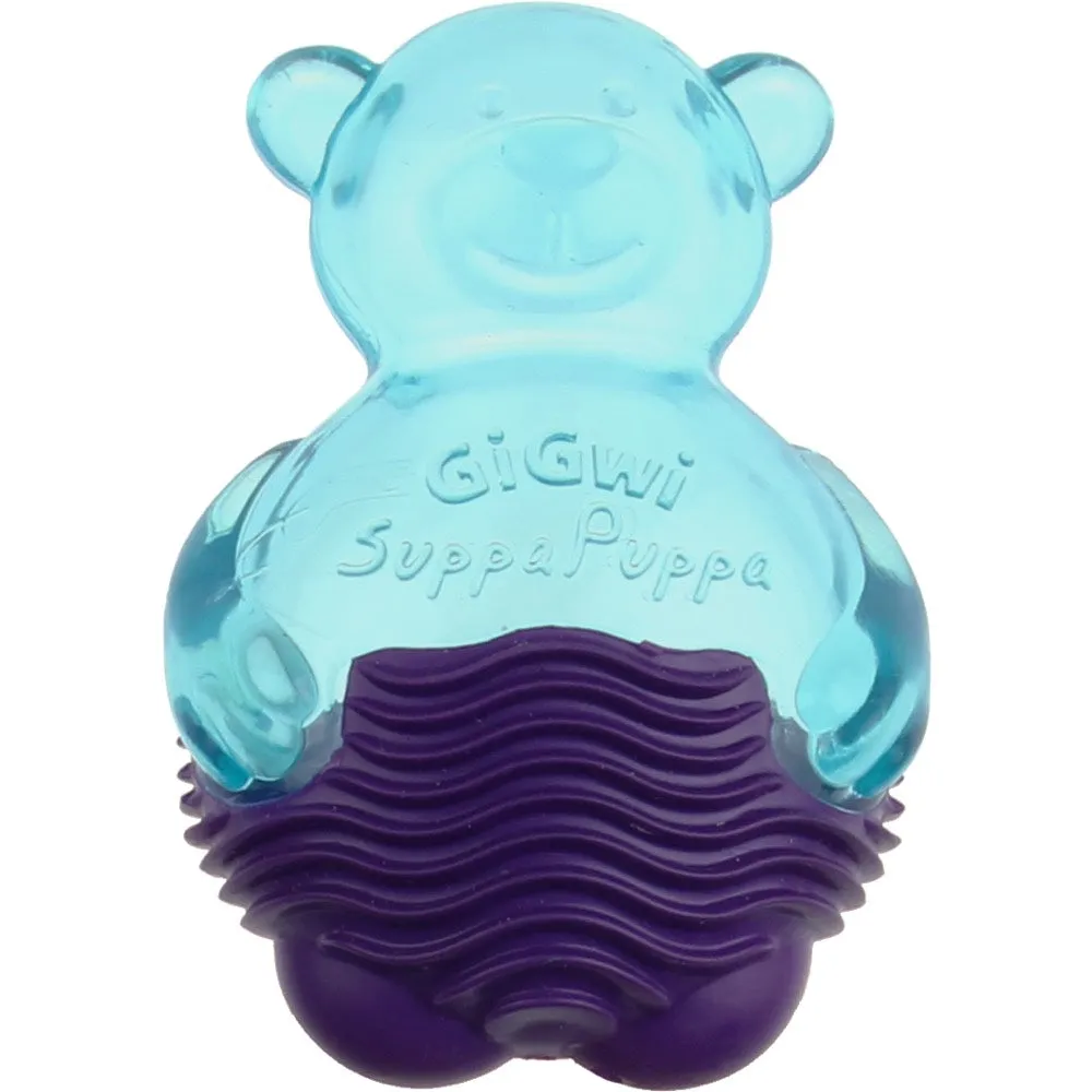 GiGwi Suppa Puppa Bear TPR Dog Toy (Blue/Purple)