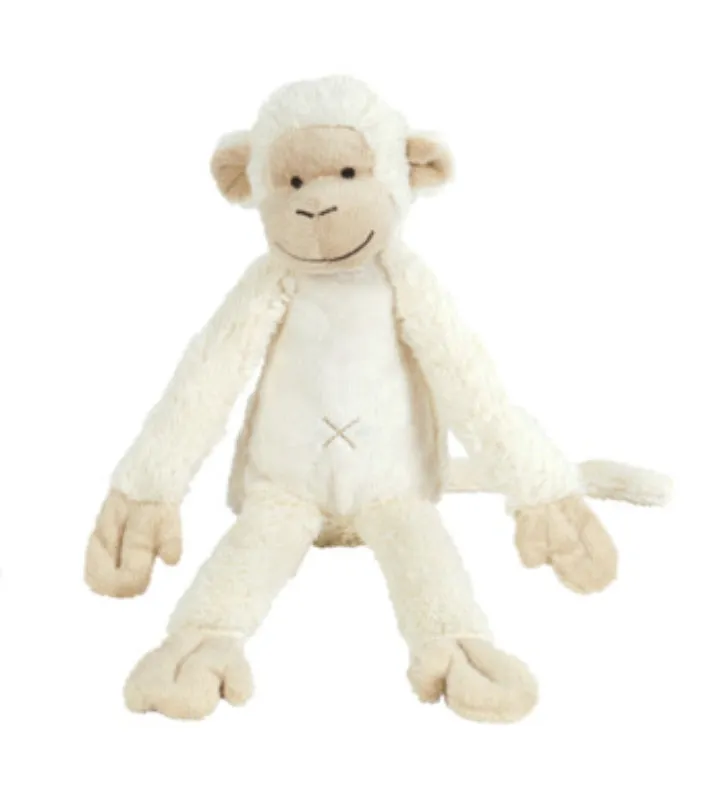 Ivory Monkey Mickey No. 2 Plush Animal by Happy Horse