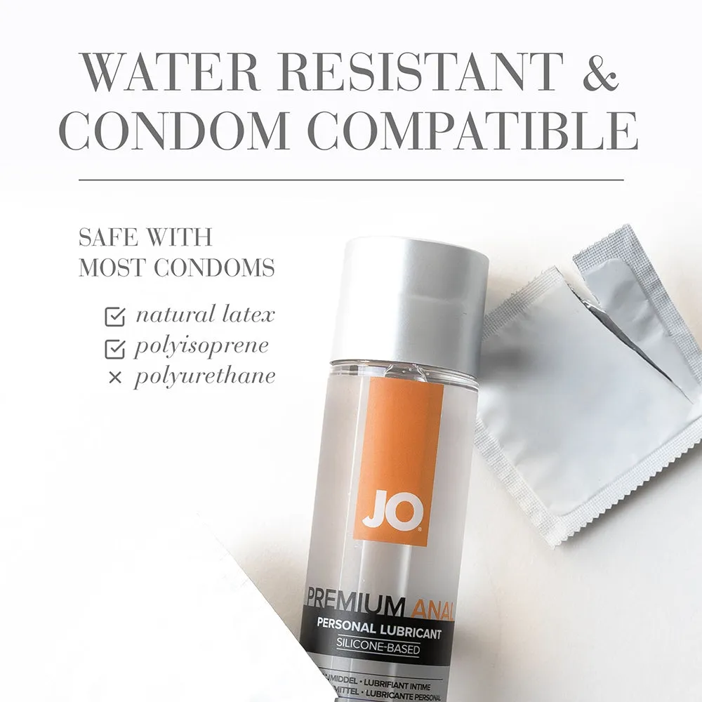 JO Premium Anal Original Silicone-Based Lubricant 4 oz.