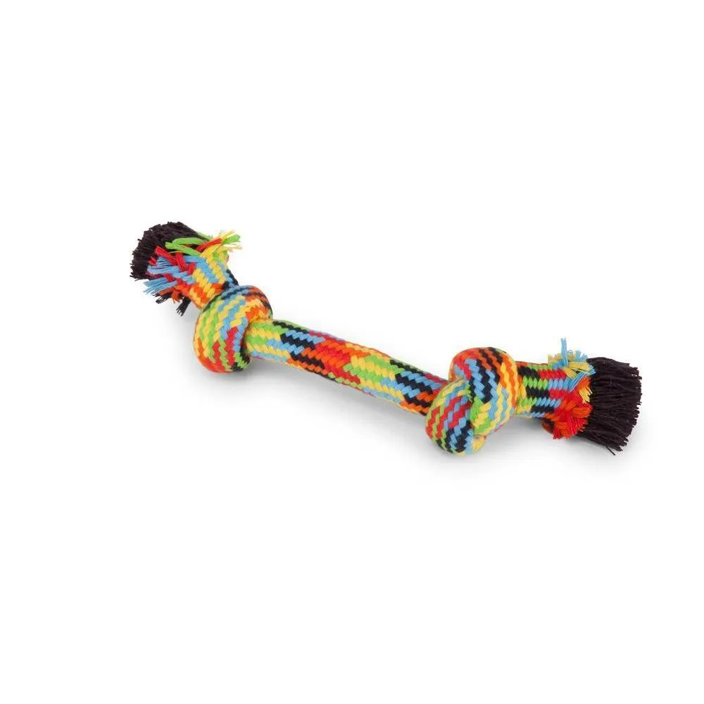 Kazoo Braided Rope Knot Bone Small Dog Toy