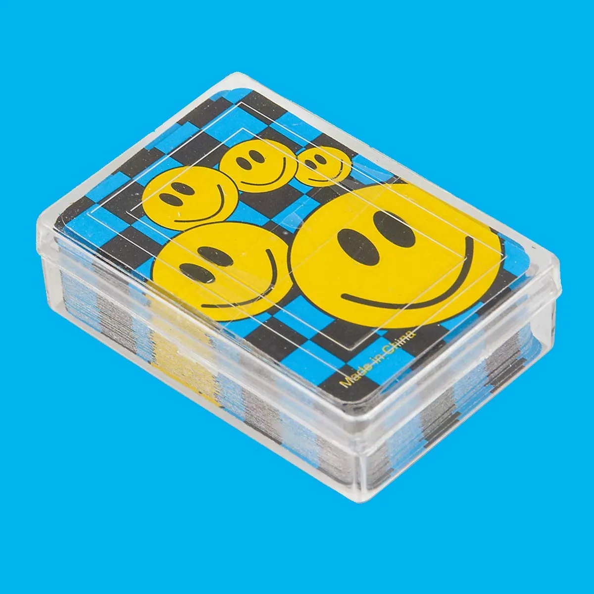 Kicko Mini Smile Face Playing Cards - 2.5 Inch Emoticon Game Cards - Party Games, Birthday