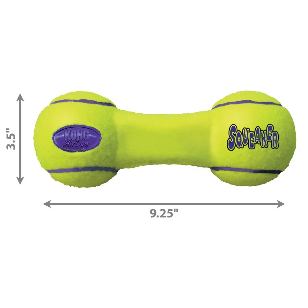 KONG® Air dog Squeaker Dog Toy (Dumbbell)