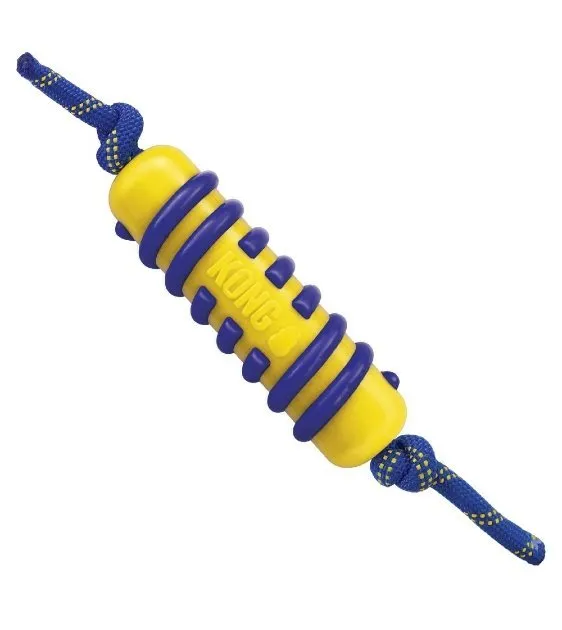 Kong Jaxx Brights Stick with Rope Dog Toy (Assorted Colors)