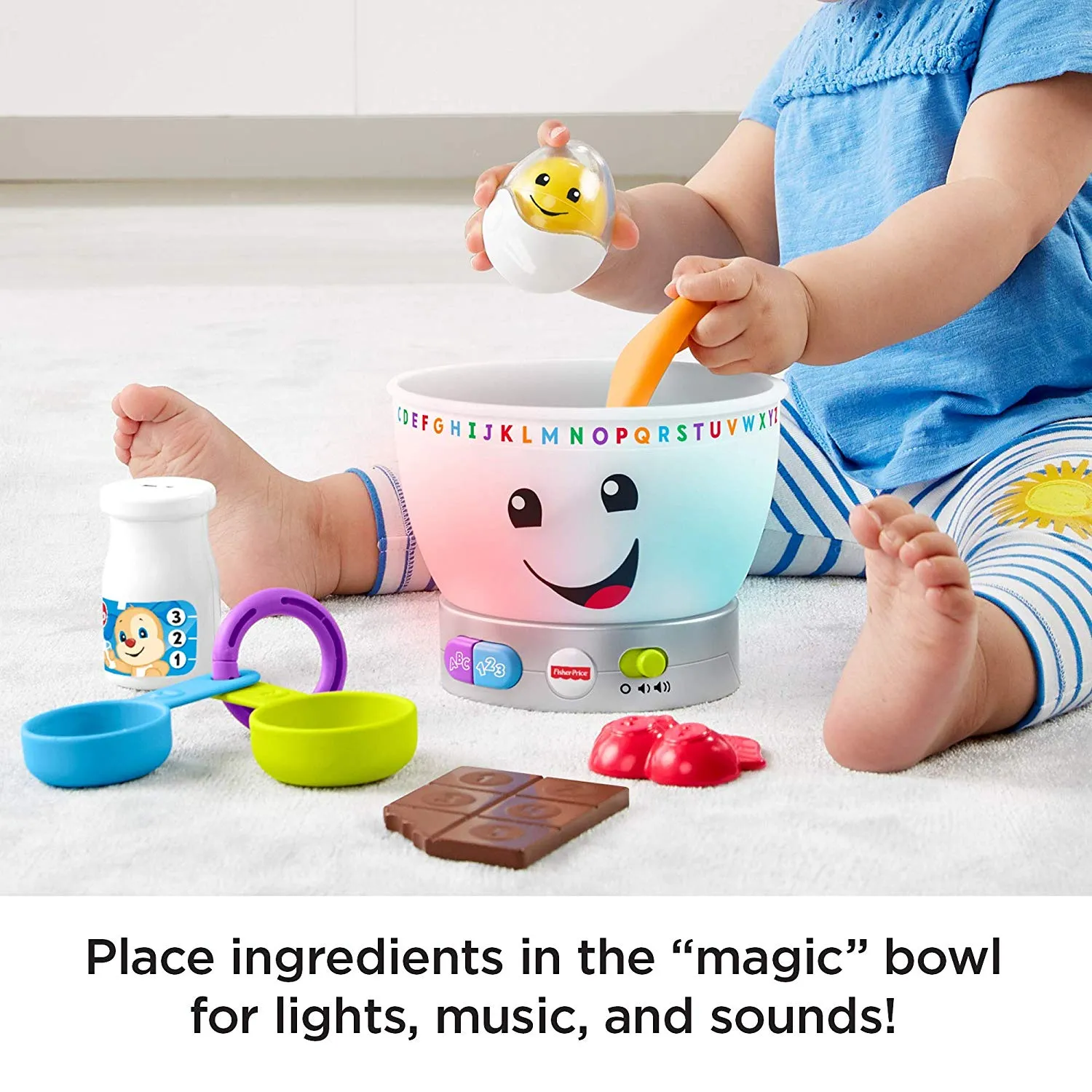 Laugh & Learn Magic Color Mixing Bowl Musical Baby Toy