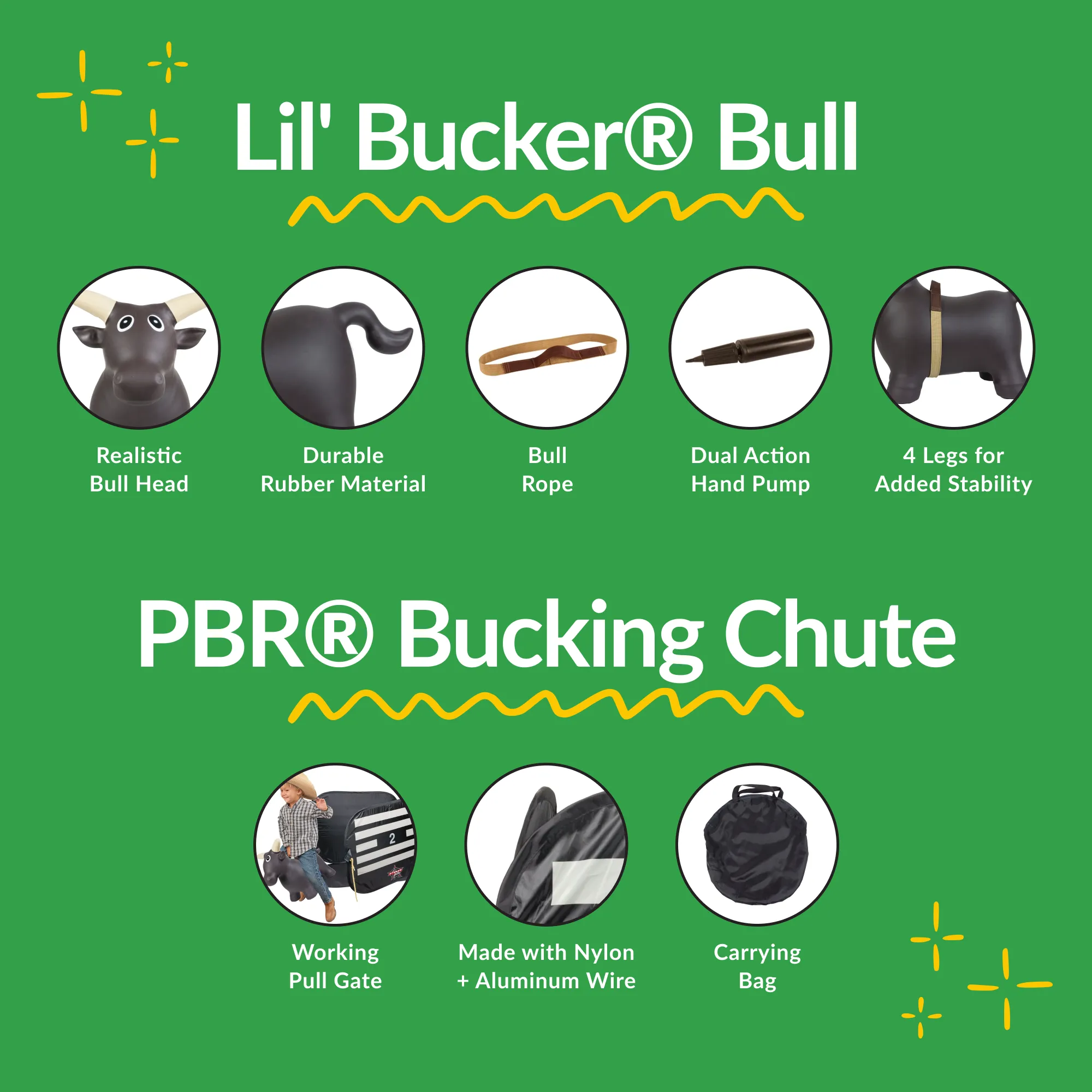 Lil' Bucker® Bull & PBR® Bucking Chute