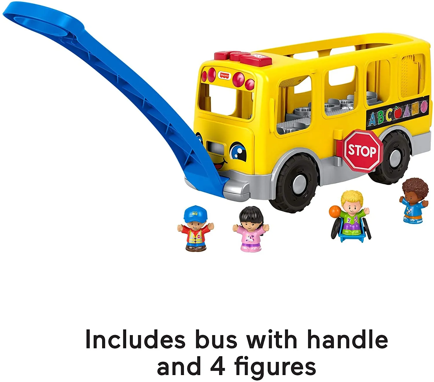 Little People Big Yellow School Bus Musical Pull Toy