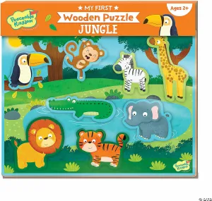 My First Wooden Puzzle: Jungle Animals