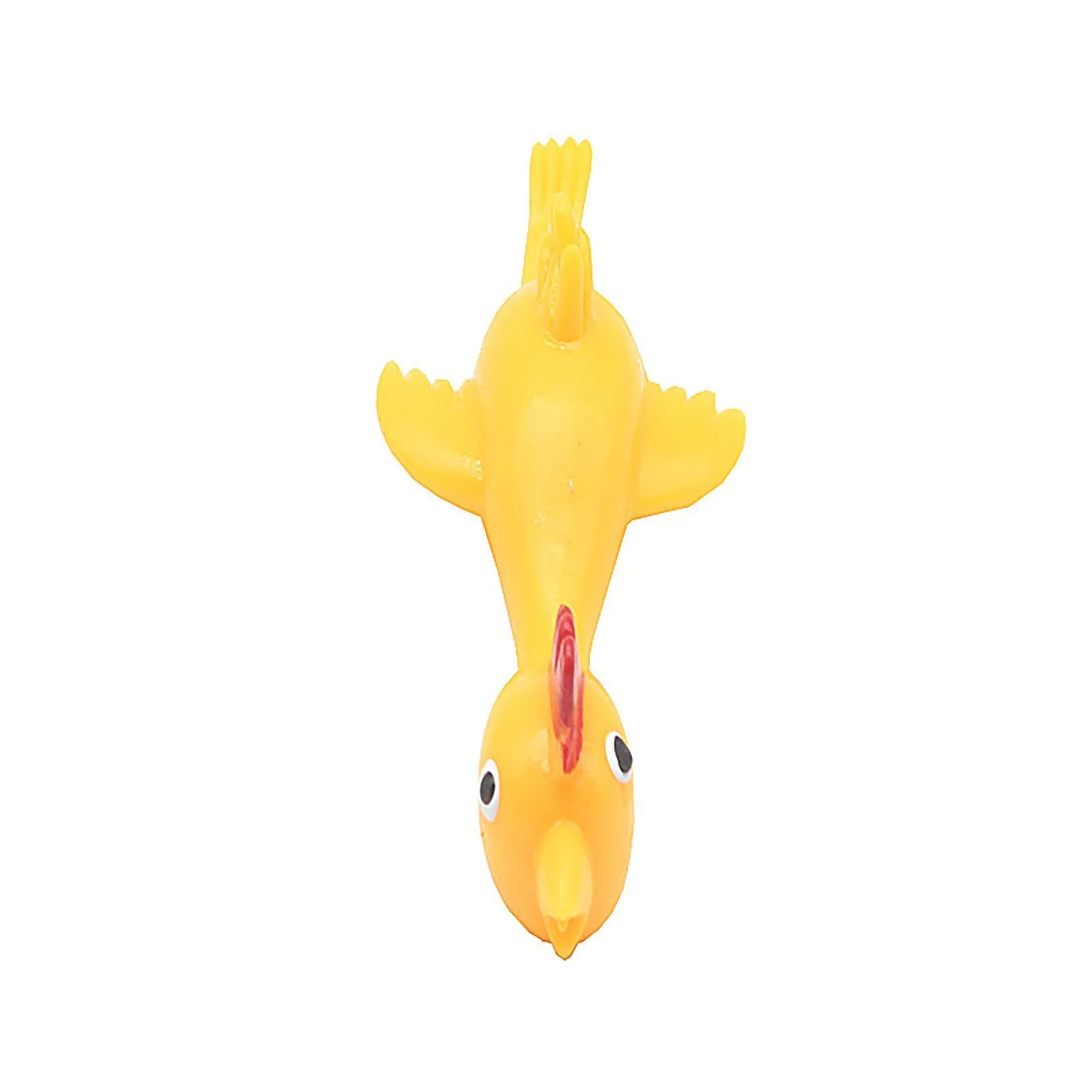 Novelty Catapulted Ejection Chicken Toy Light Rubber Finger Prank Flying Toy Chicken Finger Toys Turkey Sticky