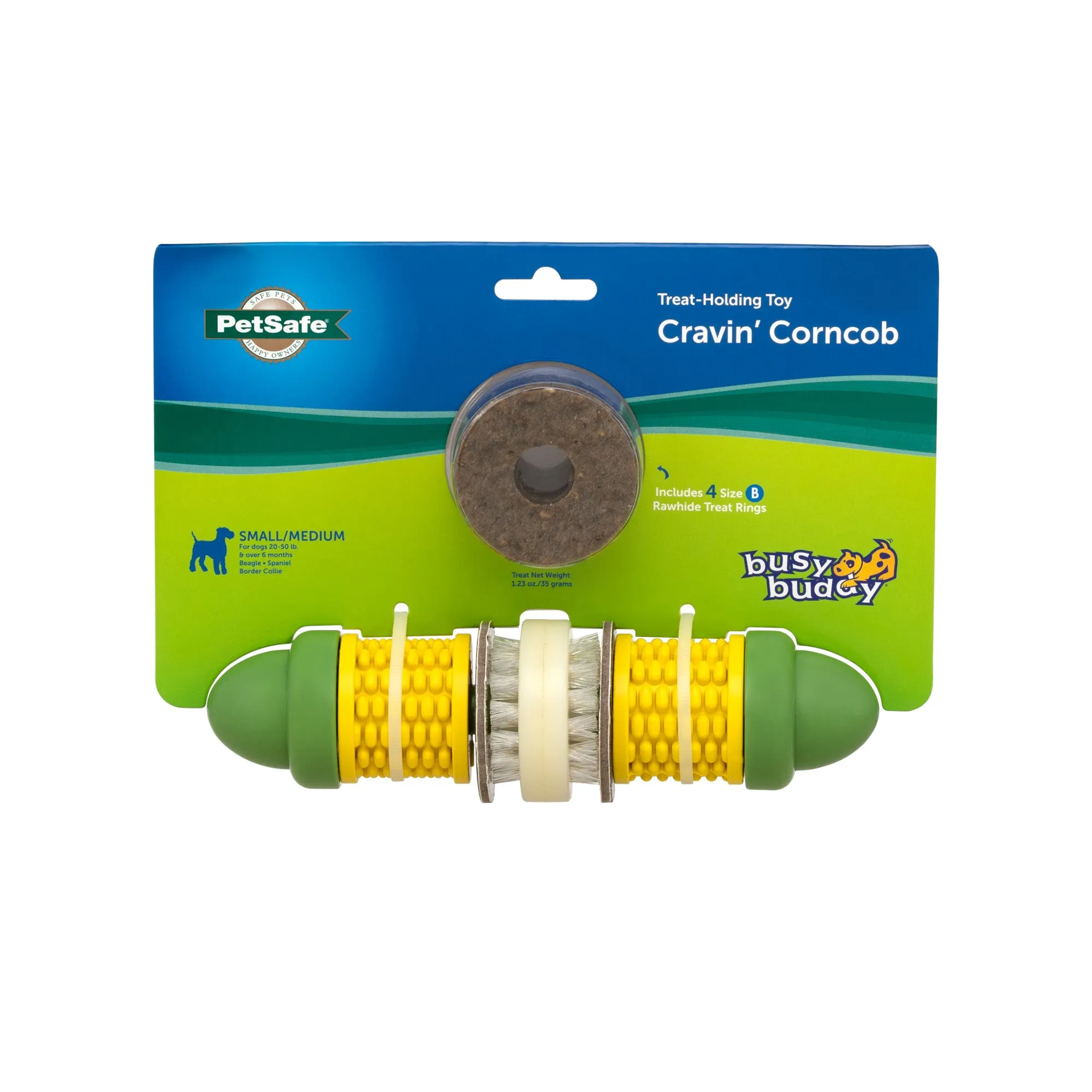 PetSafe Busy Buddy Cravin’ Corncob Dog Toy