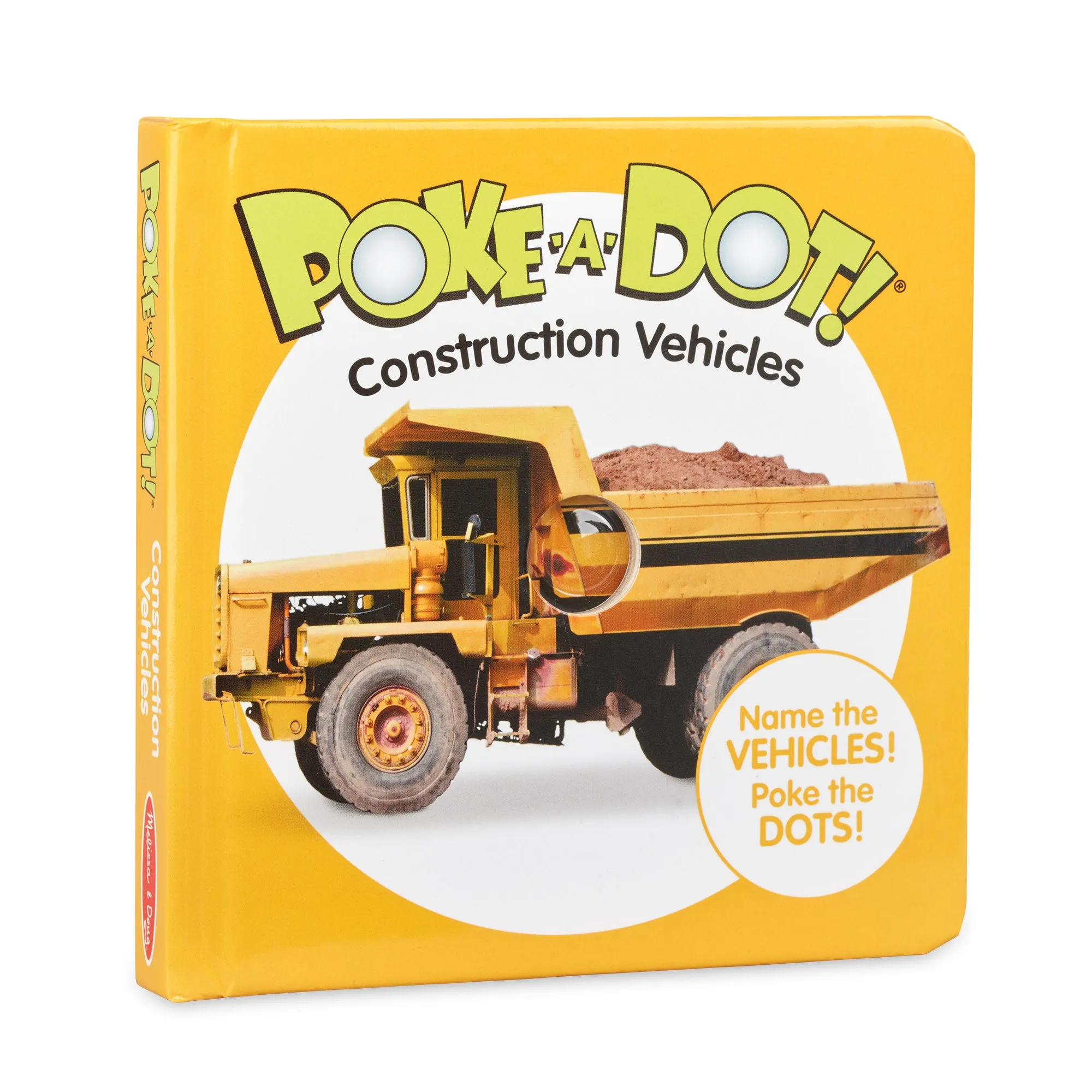 Poke-a-Dot: Construction Vehicles Board Book