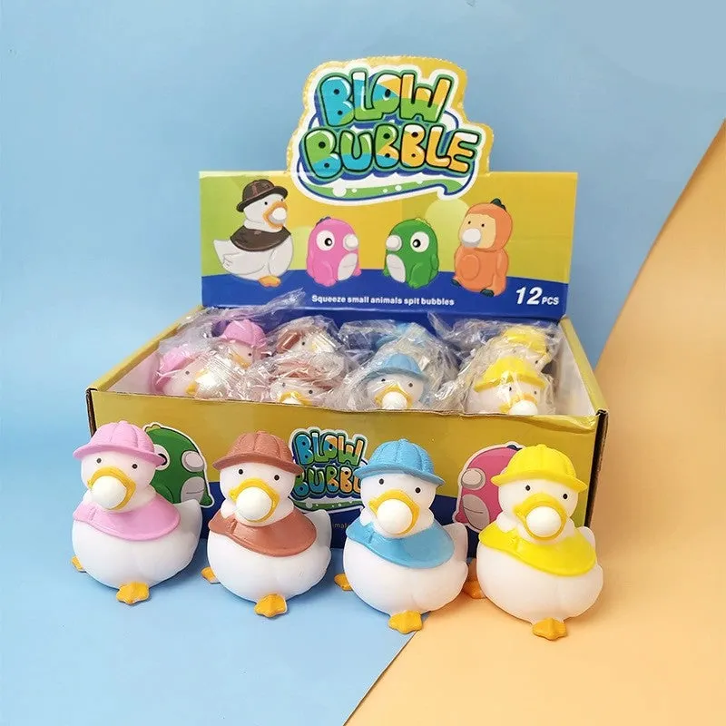 Popular Bubble-Squeezing Tangle Duck Stress Toys, TO0061