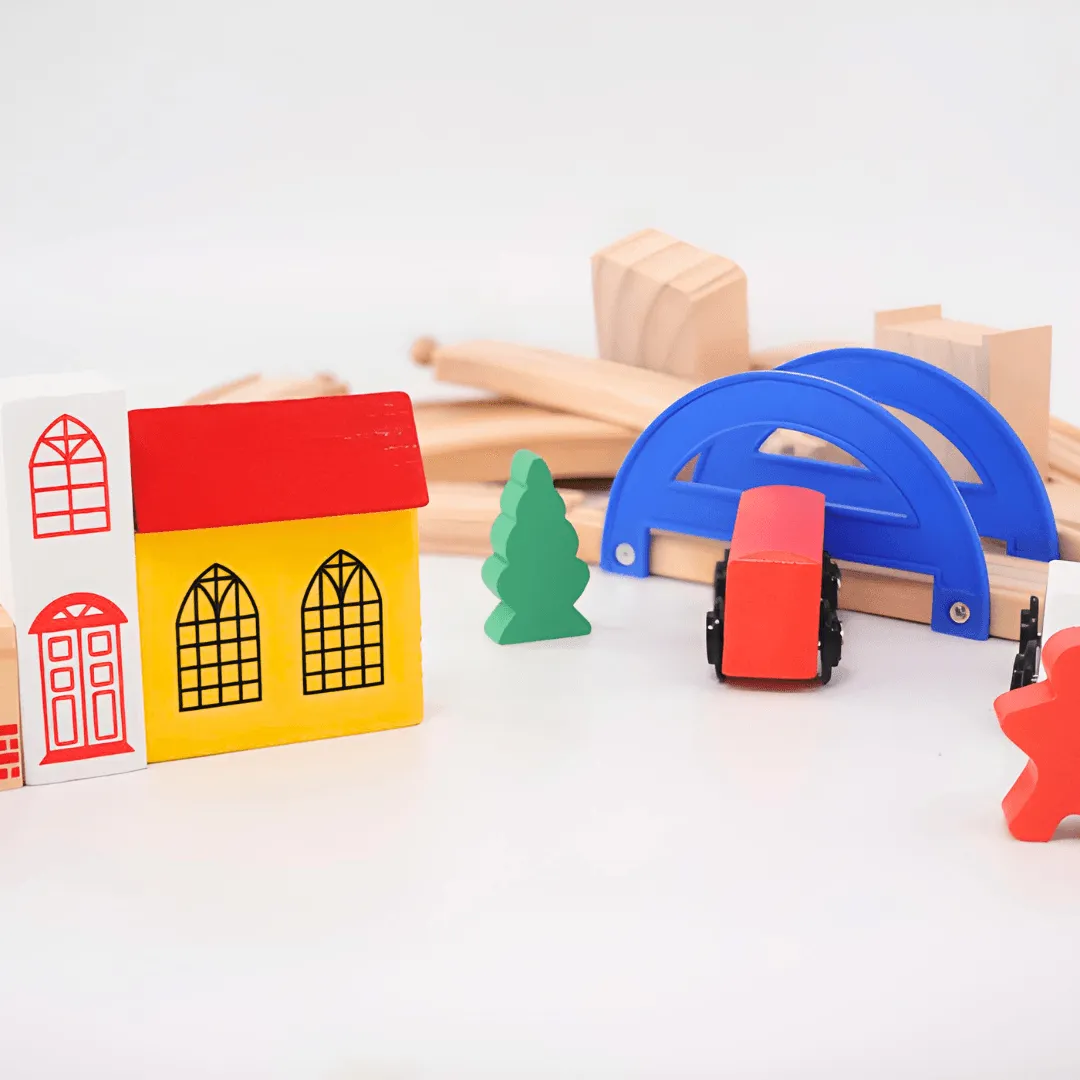 Rail Over Pass Puzzle Block Set for Children