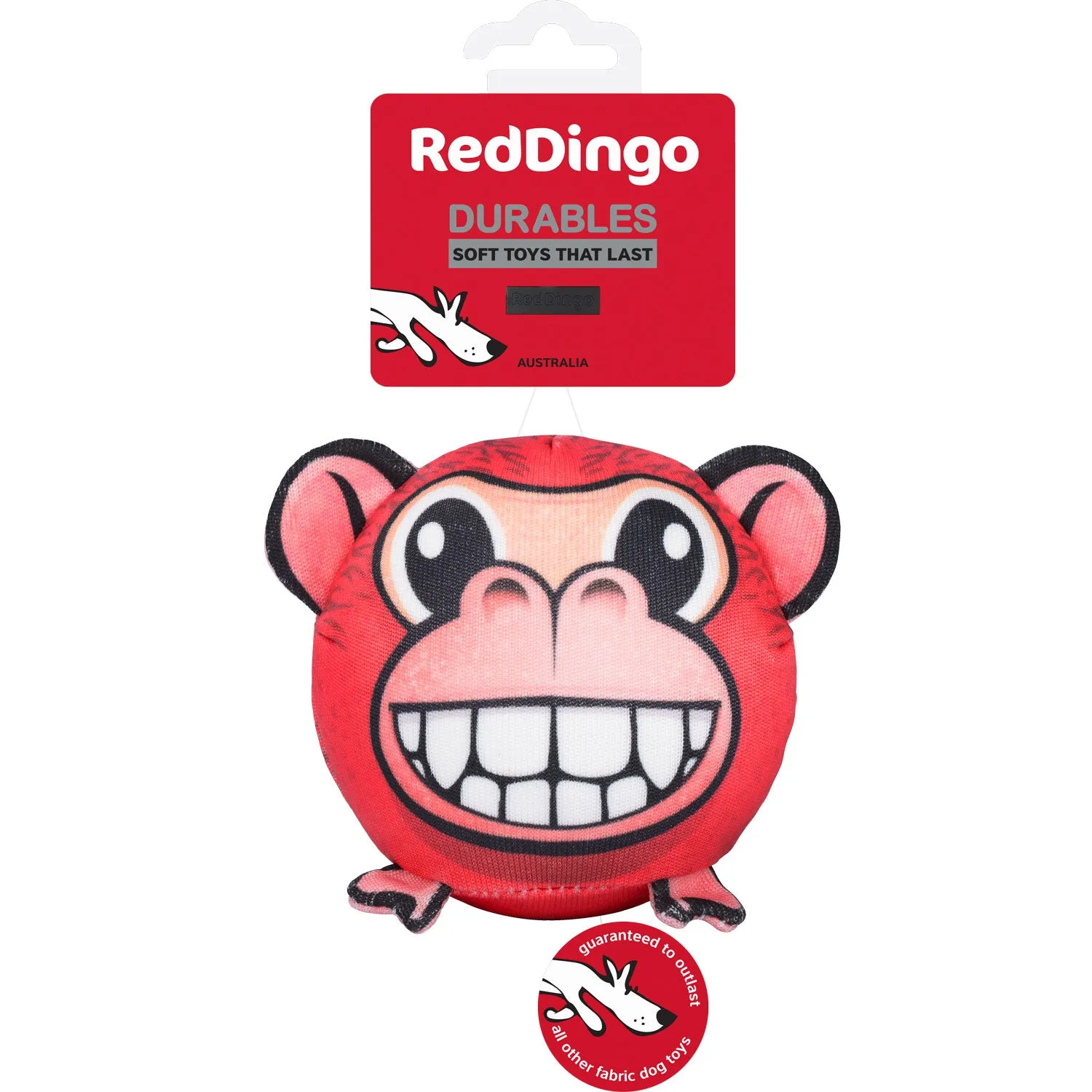 Red Dingo Marley the Monkey Durables Ball