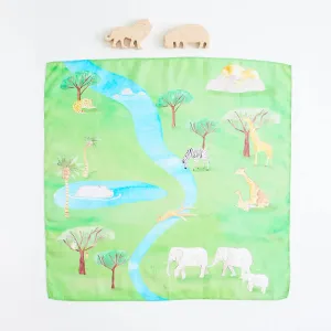 Sarah's Silks Playmap - African Savannah / Safari