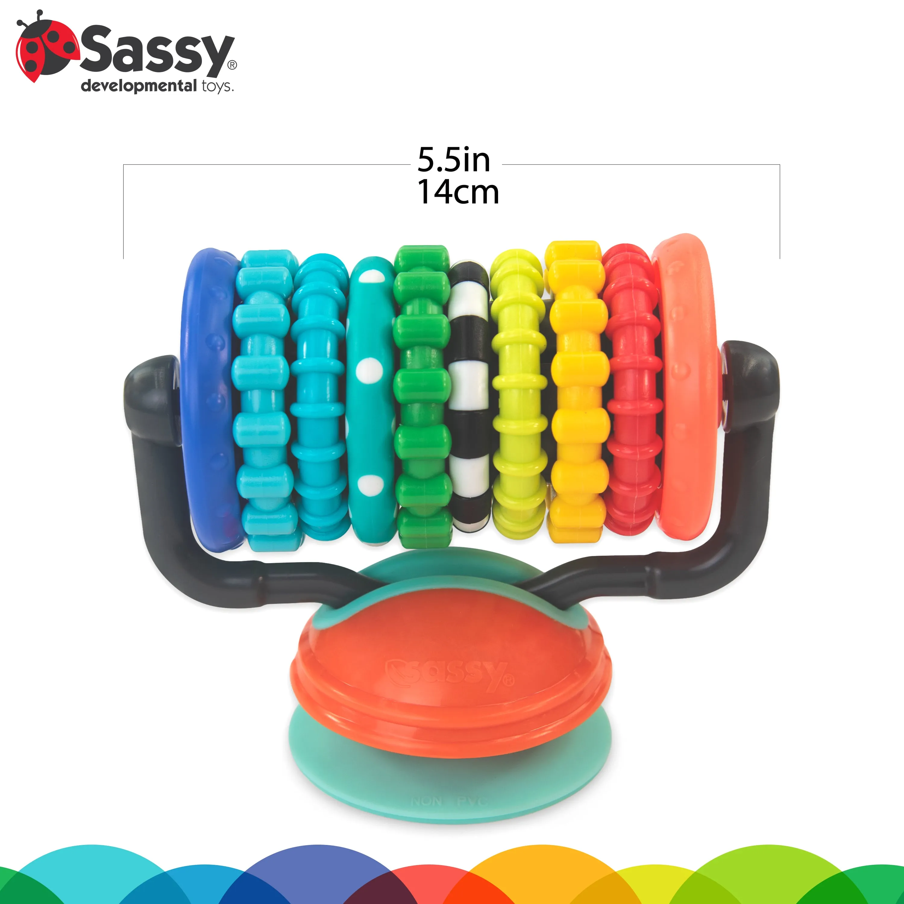 Sassy Eco Spinning Rings Tray Toy