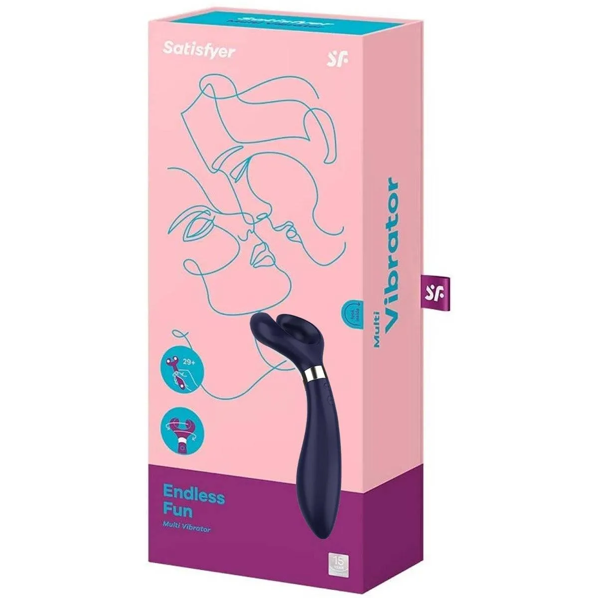 Satisfyer Endless Fun Multi Vibrator Blue