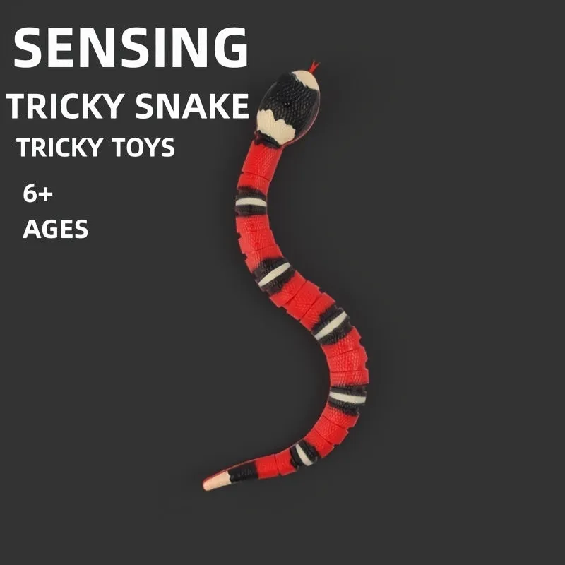 Sly  Smart Electric Snake Toy Perfect for Playful Pets